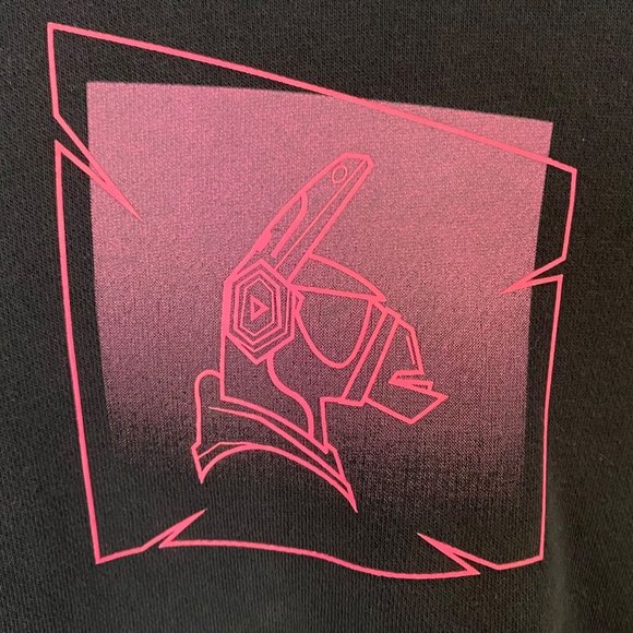 Uniqlo Fortnite DJ Yonder Hoodie Mens Medium Black Premium Graphic Sweatshirt - Picture 10 of 14